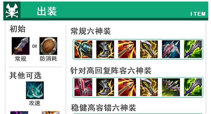 《全英雄LOLS9出装攻略》（打造最强战队，征服S9赛场）